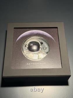 2024 3 oz Silver $20 Cook Islands Real Heroes ASTRONAUT UHR Limited Mintage
