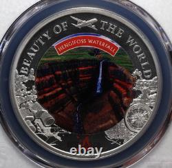 2024 $5 Cook Islands Beauty of The World Hengifoss Waterfall PCGS MS70