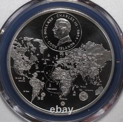 2024 $5 Cook Islands Beauty of The World Hengifoss Waterfall PCGS MS70