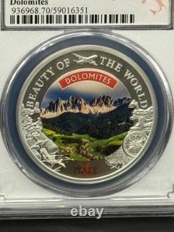 2024 $5 Cook Islands Dolomites 1 oz. 999 Silver PCGS MS70