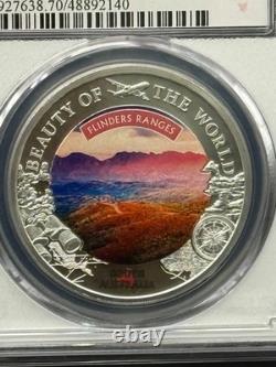 2024 $5 Cook Islands Flinders Ranges 1 oz. 999 Silver PCGS MS70