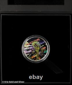 2024 $5 Cook Islands Iron Maiden Killers 1 oz Silver Proof Coin in OGP