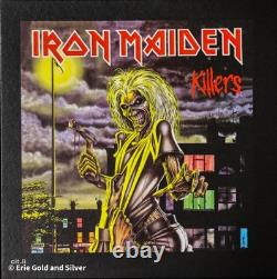 2024 $5 Cook Islands Iron Maiden Killers 1 oz Silver Proof Coin in OGP