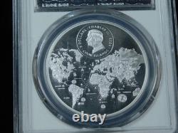 2024 $5 Cook Islands Mitchell Falls 1 oz. 999 Silver Coin PCGS MS70 7k Color