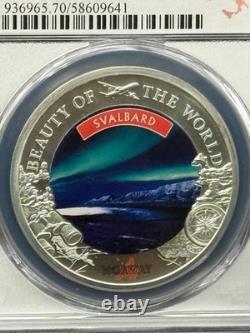 2024 $5 Cook Islands Svalbard 1 oz. 999 Silver PCGS MS70