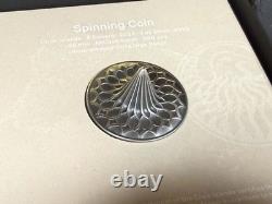 2024 CIT Cook Islands Spinning Coin 5 Dollar 1 oz. 999 Silver Rare 999 Made