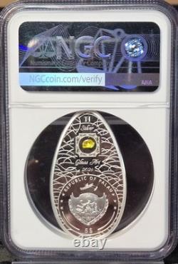 2024 Cook Island Silver $5 Holdman We All Live Glass Egg Proof NGC PF70 UC
