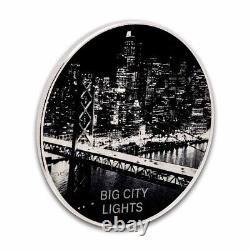 2024 Cook Islands 1 oz Silver Big City Lights San Francisco