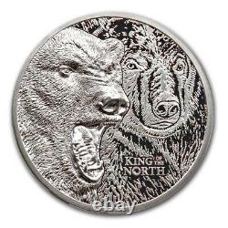 2024 Cook Islands 1 oz Silver King of the North Polar Bear