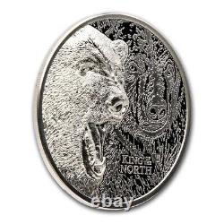 2024 Cook Islands 1 oz Silver King of the North Polar Bear