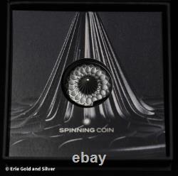 2024 Cook Islands 1 oz Silver Spinning Coin in OGP