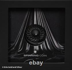 2024 Cook Islands 1 oz Silver Spinning Coin in OGP