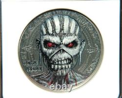 2024 Cook Islands $10 Iron Maiden Book Of Souls 2oz Coin Ngc Pf70 Ultra Cameo Fr