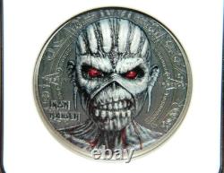 2024 Cook Islands $10 Iron Maiden Book Of Souls 2oz Coin Ngc Pf70 Ultra Cameo Fr