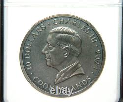 2024 Cook Islands $10 Iron Maiden Book Of Souls 2oz Coin Ngc Pf70 Ultra Cameo Fr