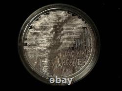 2024 Cook Islands $10 Reconstruction Elephant, 2oz 0.9999, Silver Proof Coin UHR