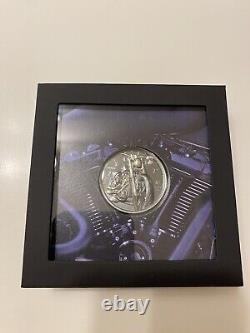 2024 Cook Islands 2 oz Silver $10 Motorbike Black Proof High Relief CIT