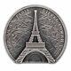 2024 Cook Islands 2 oz Silver Antique Eiffel Tower