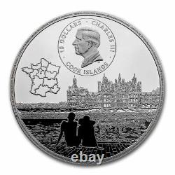 2024 Cook Islands 2 oz Silver Proof Château de Chambord