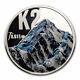 2024 Cook Islands 2 oz Silver Proof Mountain Peaks K2