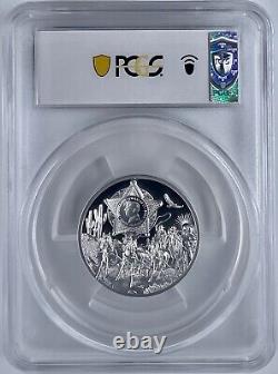 2024 Cook Islands $20 Gilt 3 Oz Wild West Silver Coin PCGS PR70DCAM FDOI UHR