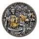 2024 Cook Islands 3 oz Silver Antique Steampunk Carnival