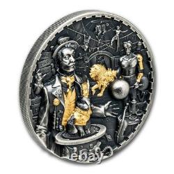 2024 Cook Islands 3 oz Silver Antique Steampunk Carnival