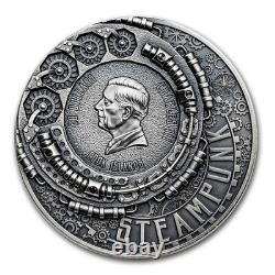2024 Cook Islands 3 oz Silver Antique Steampunk Carnival