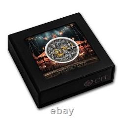 2024 Cook Islands 3 oz Silver Antique Steampunk Carnival