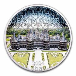 2024 Cook Islands 5 oz Silver Proof Château de Chambord