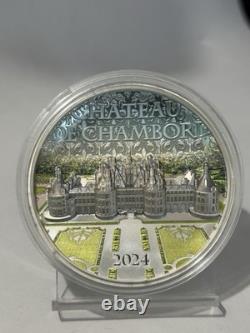 2024 Cook Islands 5 oz Silver Proof Château de Chambord