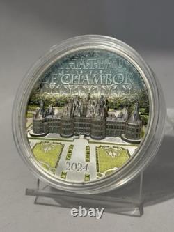 2024 Cook Islands 5 oz Silver Proof Château de Chambord