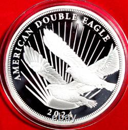 2024 Cook Islands Am Double Eagle $20 3 oz. 999 Silver In Capsule
