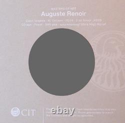 2024 Cook Islands, Auguste Renoir-Masters of Art Series, PCGS PR70, 2 oz. Silver