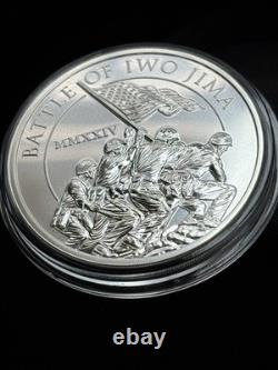 2024 Cook Islands Battle Of Iwo Jima $1. 1oz. 9999 Silver. Box & COA. GEM BU