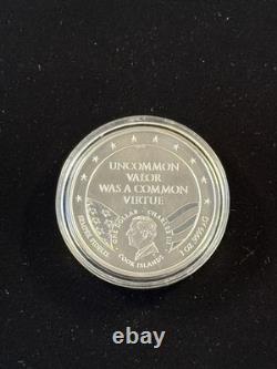 2024 Cook Islands Battle Of Iwo Jima 1oz Silver. 9999 In Capsule Item #498