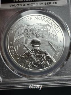 2024 Cook Islands Battle Of Normandy MS70 FDOI $1. 1oz. 9999 Silver. LIMITED