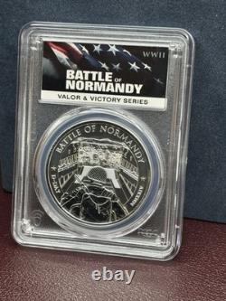 2024 Cook Islands Battle Of Normandy MS70 FDOI $1. 1oz. 9999 Silver. LIMITED