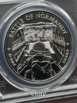 2024 Cook Islands Battle Of Normandy MS70 FDOI $1. 1oz. 9999 Silver. LIMITED