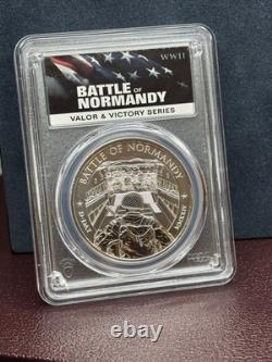 2024 Cook Islands Battle Of Normandy MS70 FDOI $1. 1oz. 9999 Silver. LIMITED