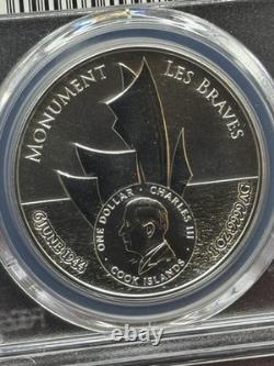 2024 Cook Islands Battle Of Normandy MS70 FDOI $1. 1oz. 9999 Silver. LIMITED