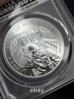 2024 Cook Islands Battle Of Normandy MS70 FDOI $1. 1oz. 9999 Silver. LIMITED