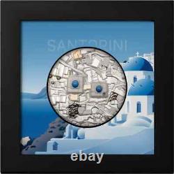 2024 Cook Islands Bucket List Santorini 5oz Silver Coin Ultra High Relief