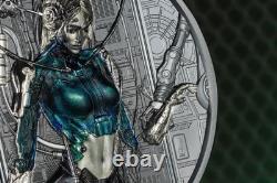 2024 Cook Islands Cyber Queen Rebirth 3oz Silver Black Proof Coin