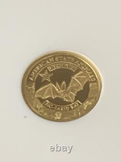 2024 Cook Islands G$5 Virginia- Big Eared Bat PF 70 ULTRA CAMEO. 5 G