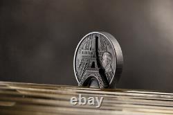 2024 Cook Islands Historical Monuments Eiffel Tower 2oz Silver Coin