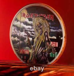 2024 Cook Islands Iron Maiden Killers 1 oz Silver Colorized Proof Coin