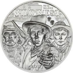 2024 Cook Islands Legends Wild West 1oz Silver Coin $5 NGC 70 FR CIT