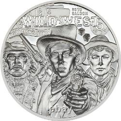 2024 Cook Islands Legends Wild West 1oz Silver Proof Coin