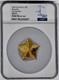 2024 Cook Islands Silver 1 oz $5 Starry Sky Ornament Gilded NGC MS 70 UHR FR